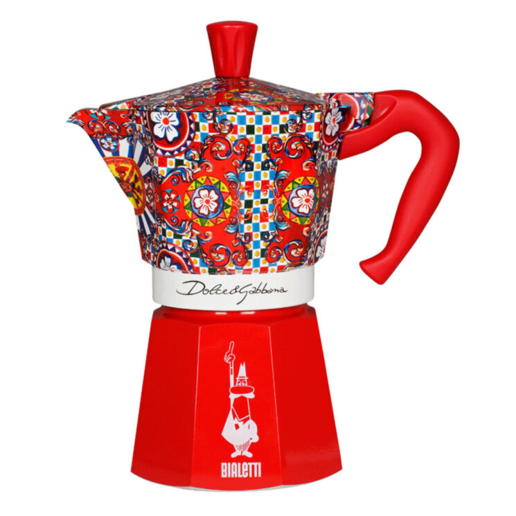 Гейзерная кофеварка Bialetti Dolce&Gabbana Moka Express Red на 6 порций